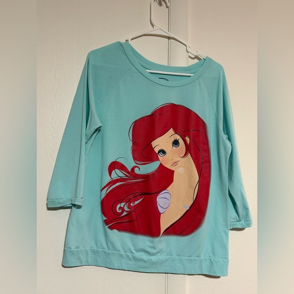 Disney Tops - Disney The Little Mermaid shirr fir women size XL